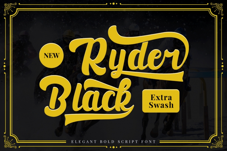 Black Ryder - Bold Script Font Download
