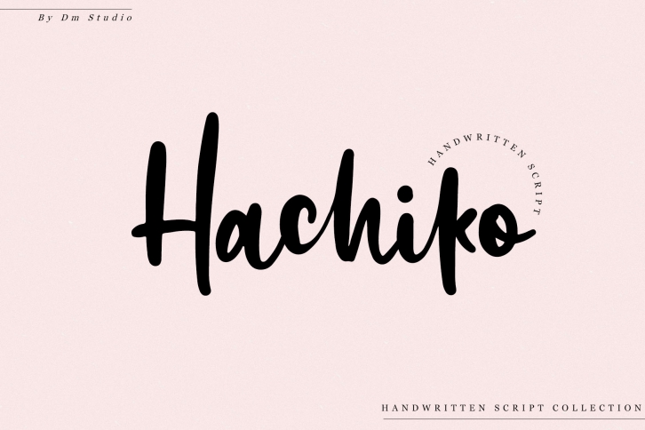 Hachiko - Handwritten Font Font Download