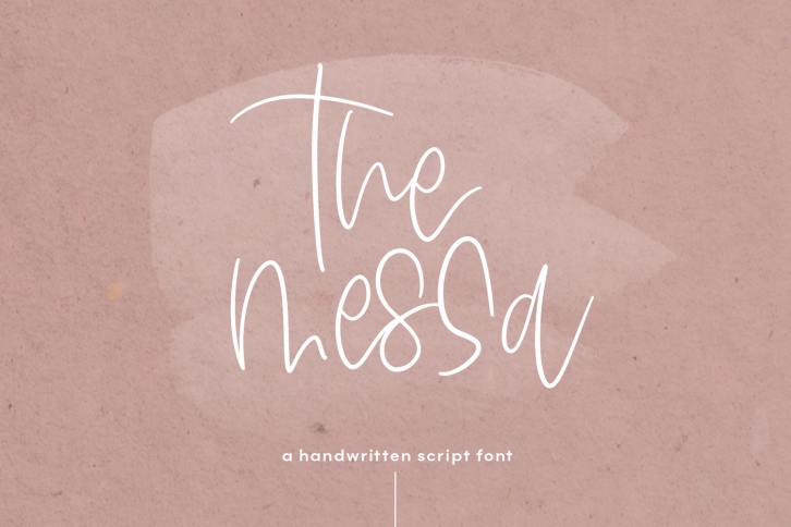The Messa - A Handwritten Script Font Font Download
