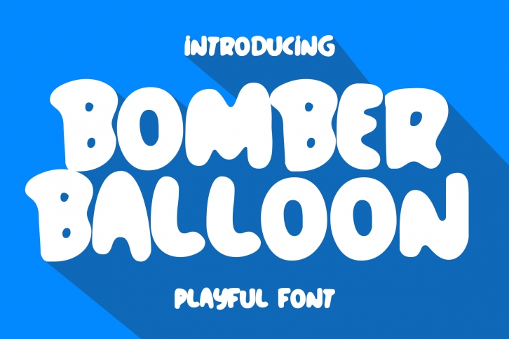 Bomber Balloon Font Download