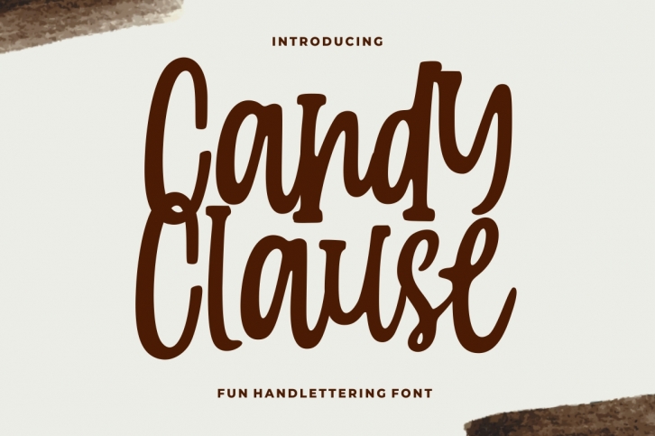 Candy Clause - Handdrawn Font Font Download
