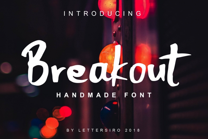 Breakout Natural Font Font Download