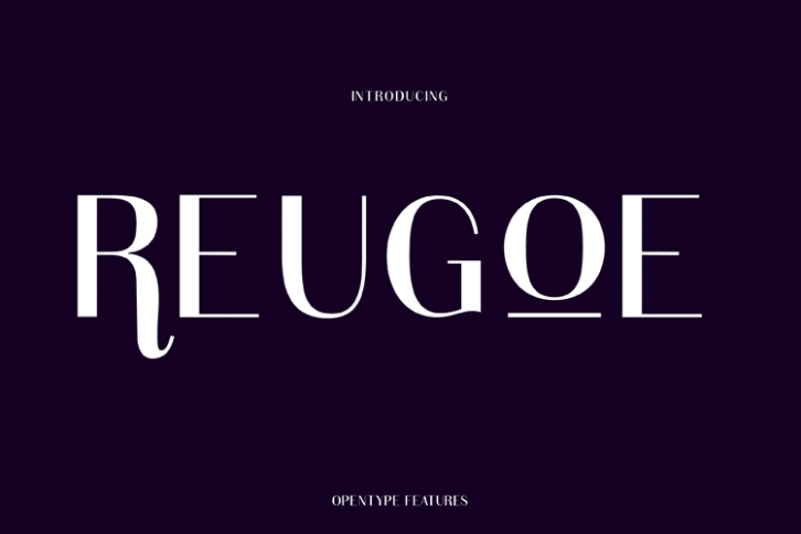 REUGOE Font Download