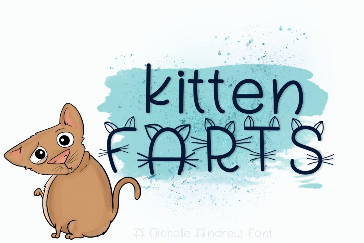 Kitten Farts Font Download