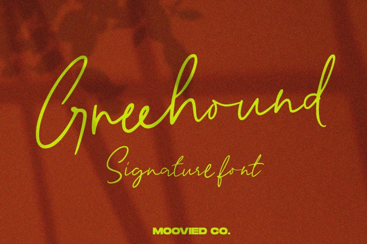 Greenhound Signature Font Download