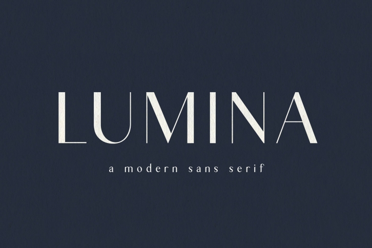 Lumina | Modern Sans Serif Font Download