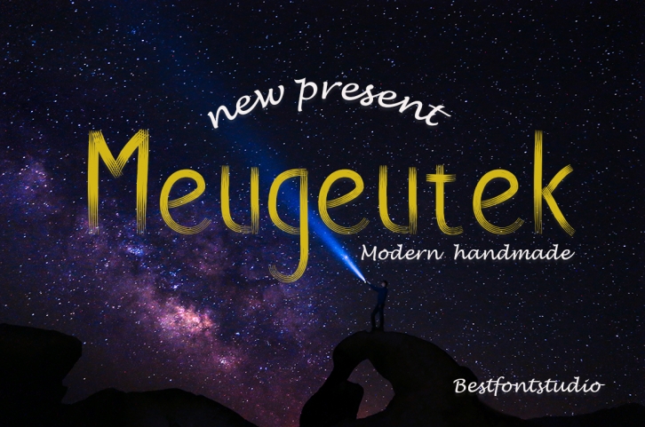 MEUGEUTEK HANDWRITTEN Font Download