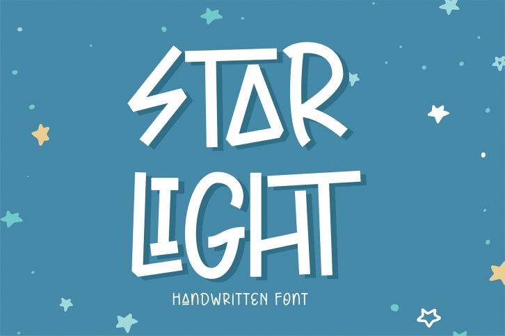 Star Light - Handwritten Font Font Download