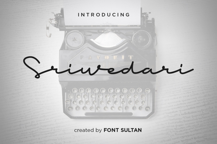Sriwedari Signature Script Font Download