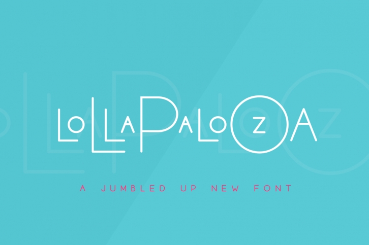 Lollapalooza Font Trio Font Download