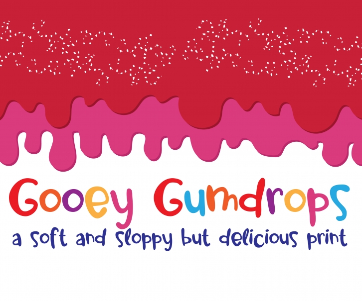 PN Gooey Gumdrops Font Download