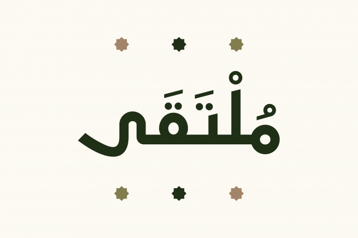 Moltaqa - Arabic Typeface Font Download
