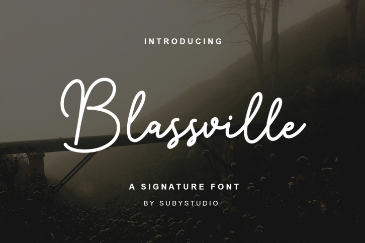 Blassville Font Download