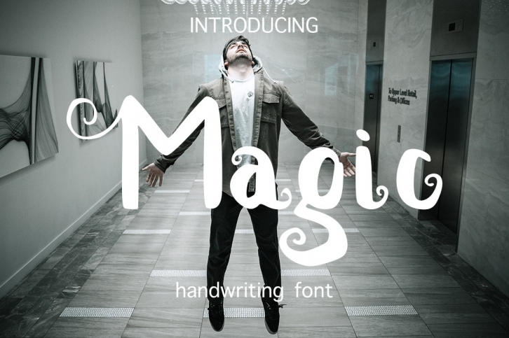 Magic handwritten brush font Font Download