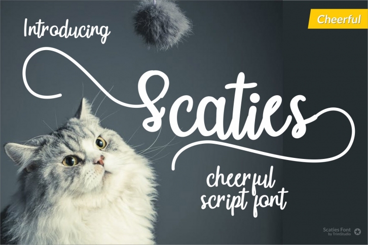 Scaties - Cheerful Font Font Download