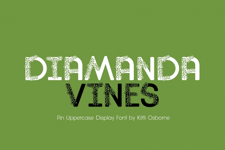 Diamanda Vines Font Download