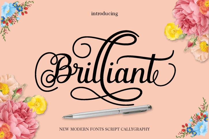 Brilliant ,6 font Font Download