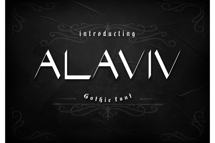 Alaviv Gothic Font Font Download