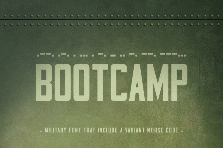 Bootcamp - Military Font Download