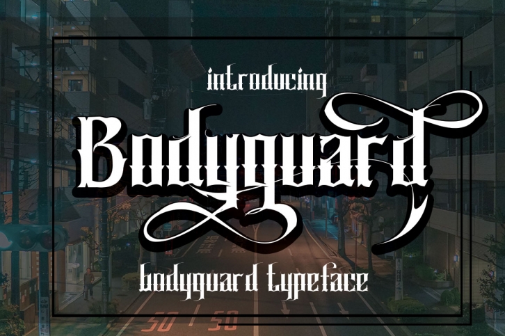 Bodyguard Font Download