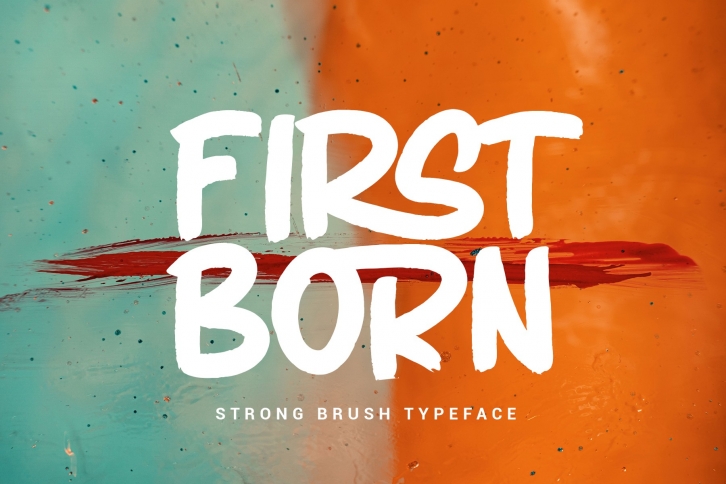 FIRSTBORN  BRUSH TYPEFACE Font Download
