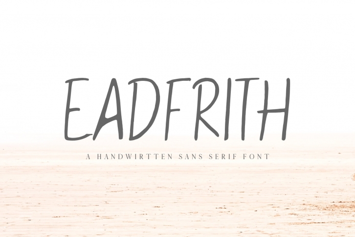 Eadfrith Handwirtten Sans Serif Font Download