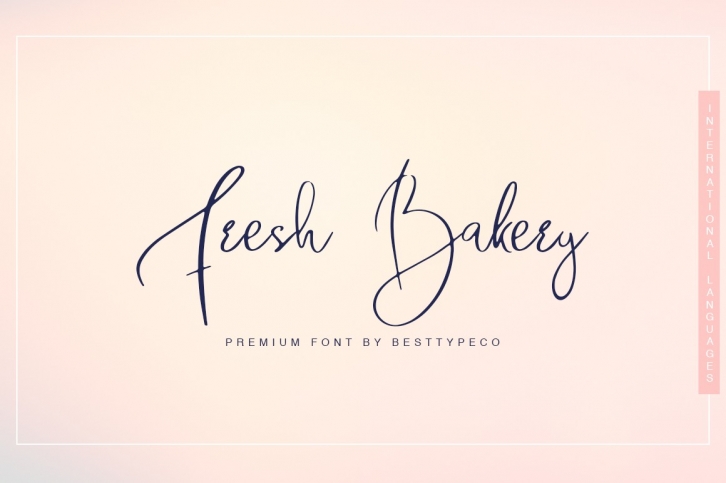 Fresh Bakery Font Download