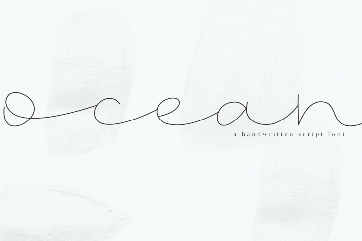 Ocean - Handwritten Script Font Font Download