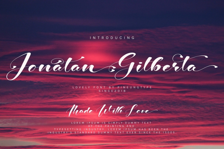 Jonatan Gilberta Font Download