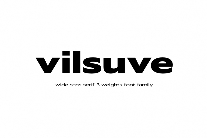 Vilsuve - wide sans serif Font Download