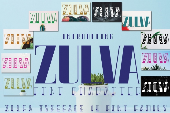 ZULVA FAMILY Font Download