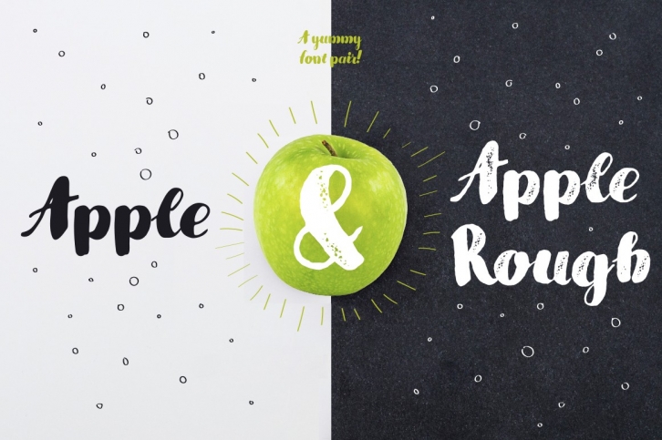 Apple & Apple Rough Font Download