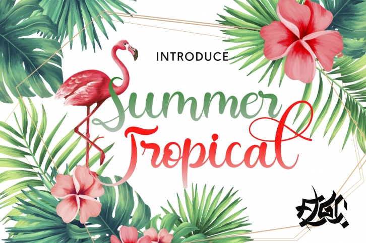 Summer Tropical Font Download