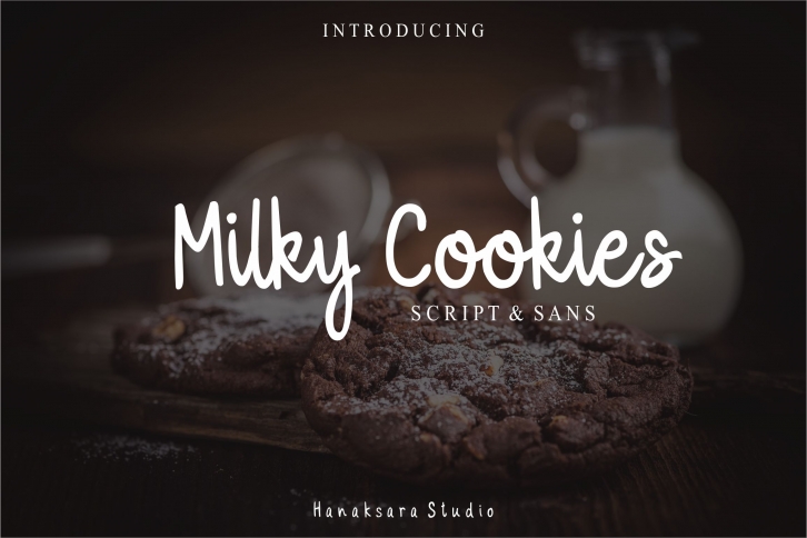 Milky Cookies Typeface Font Download