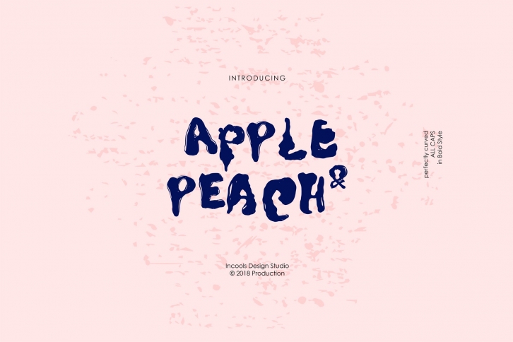 Apple and Peach - Bold Font Download