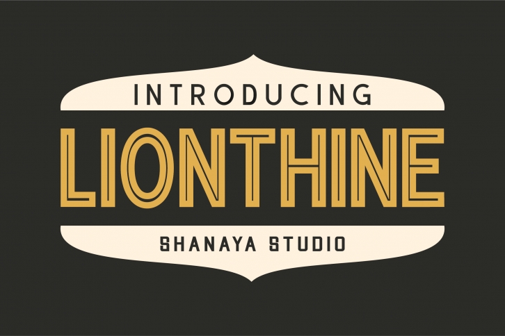 Lionthine l Elegant Typeface Font Download