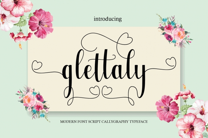 glettaly Font Download