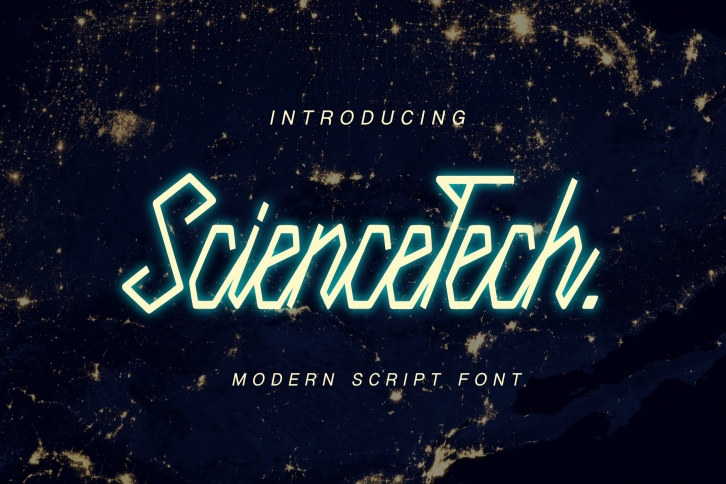Science Tech Script Font Download
