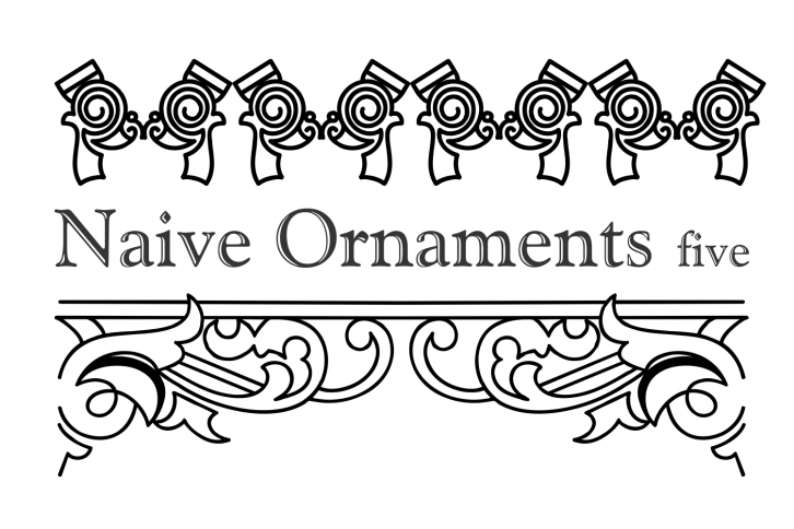 Naive Ornaments Five Font Download