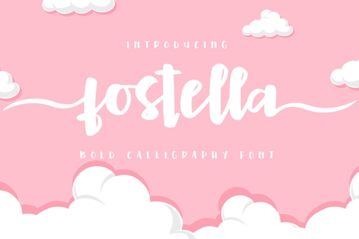 Fostella -Bold Calligraphy- Font Download