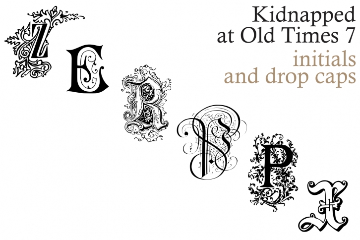 Kidnapped at Old Times 7 Font Download
