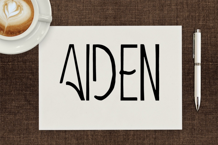 Aiden Art-Deco Font Font Download