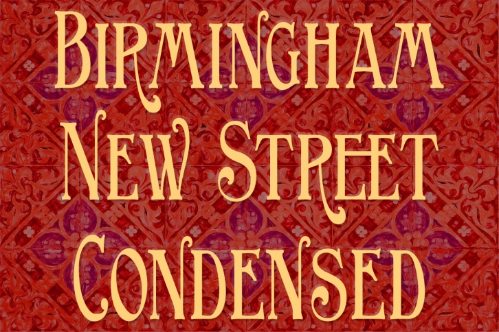 Birmingham New Street Condensed Font Download