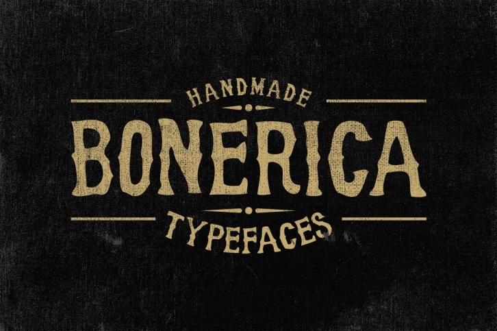 Bonerica Typeface Font Download