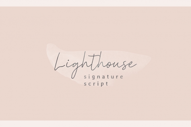 Lighthouse | Signature Script Font Download