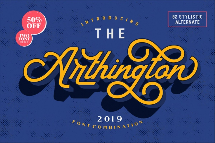 The Arthington Bonus 2 font. Font Download