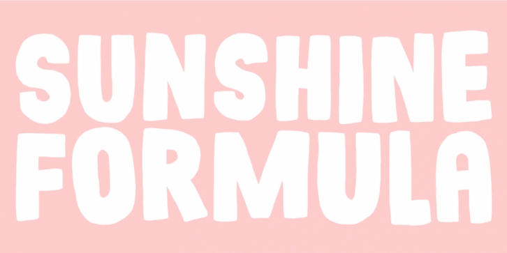 Sunshine Formula Font Download