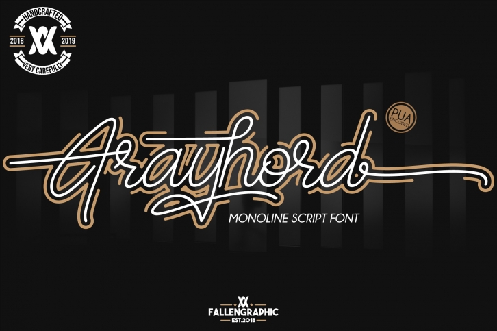 Frayhord Monoline Script Font Download