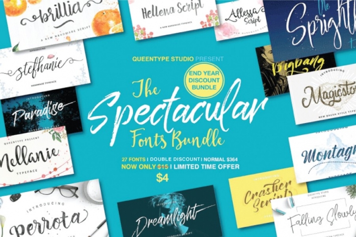 27 IN 1 FONT BUNDLE - 98 OFF Double Discount Font Download