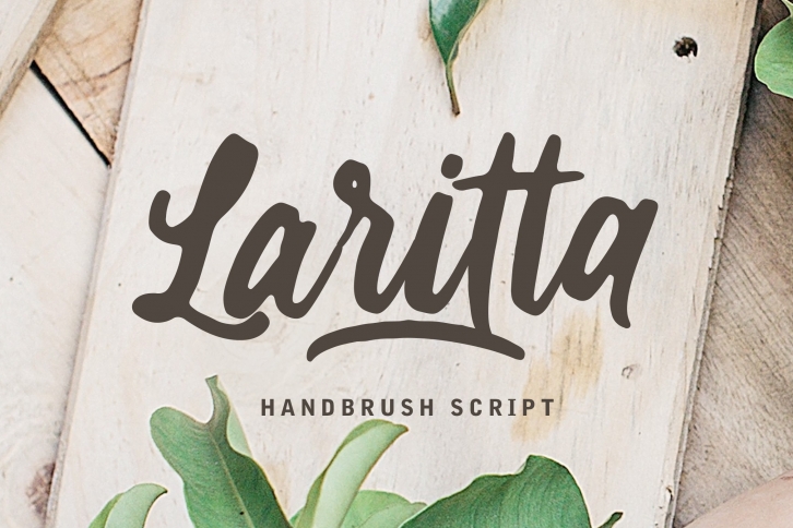Laritta - Handbrush Script Font Download